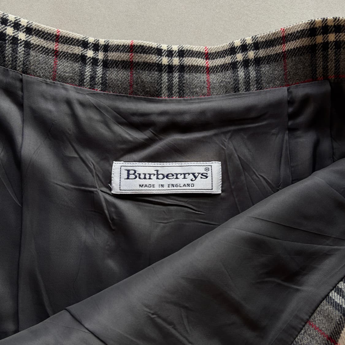 [28인치]버버리 Burberry 정품 노바체크 울 플리츠 스커트 상품이미지7