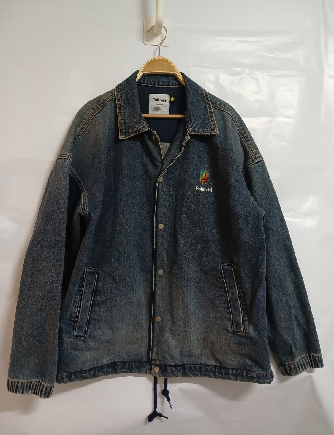 (S,95)폴라로이드 오버핏 데님청자켓 상품이미지1
