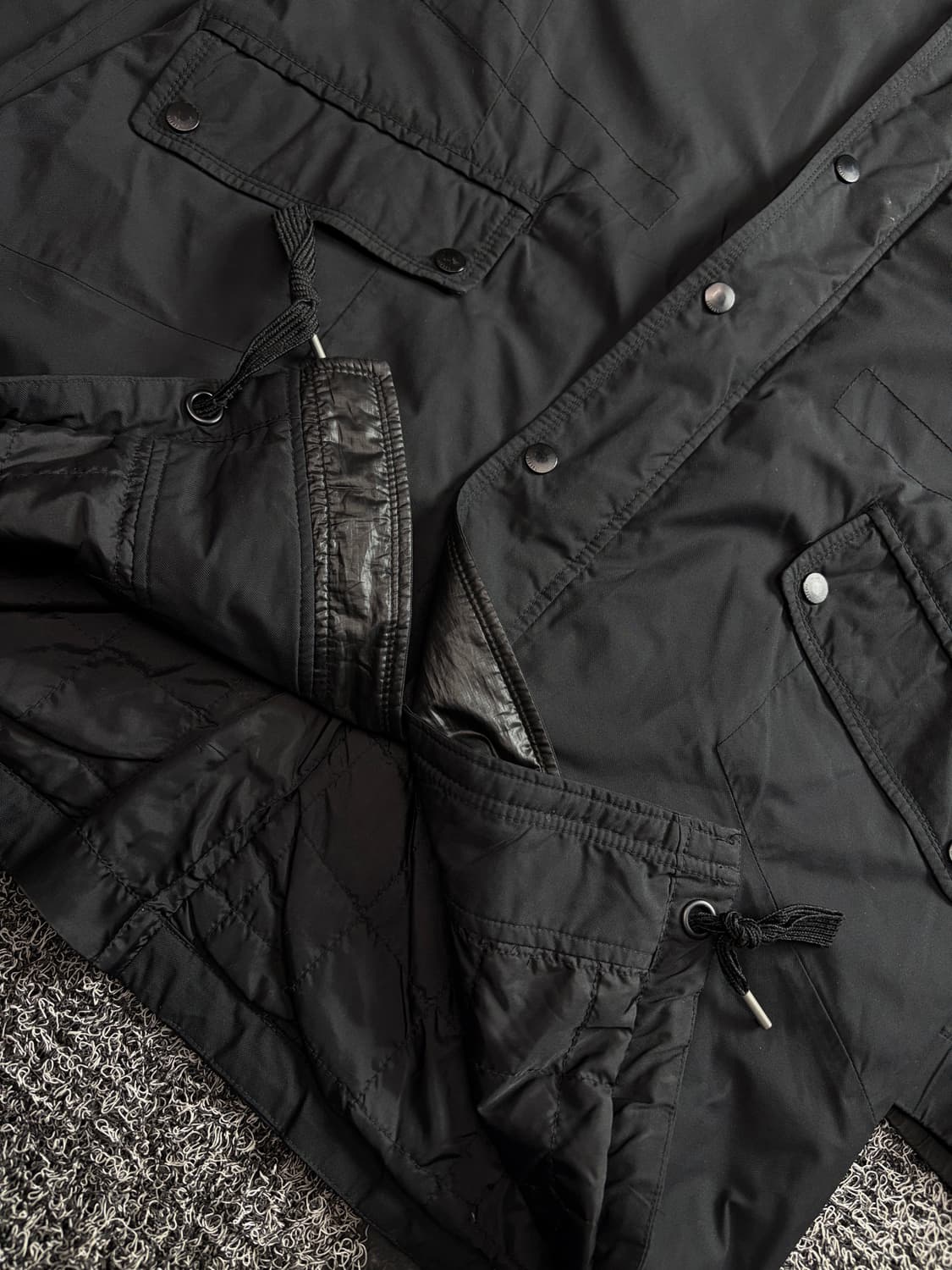 디젤 해체주의 하이넥 유틸리티 투웨이 야상 자켓 3922 상품이미지4