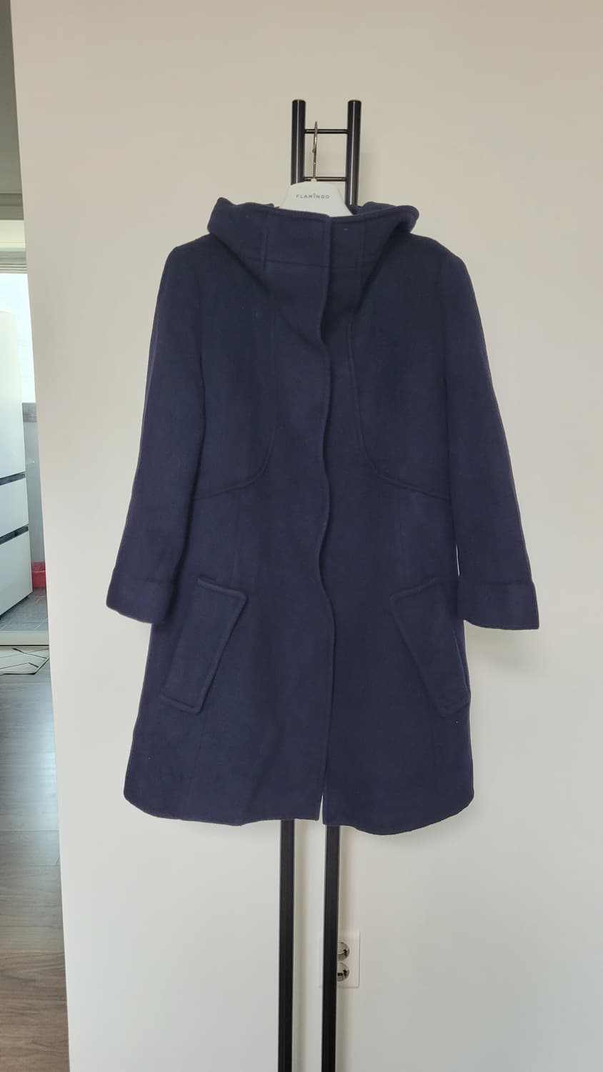 TIME 타임  캐시미어  울 후드코트-82사이즈 상품이미지1