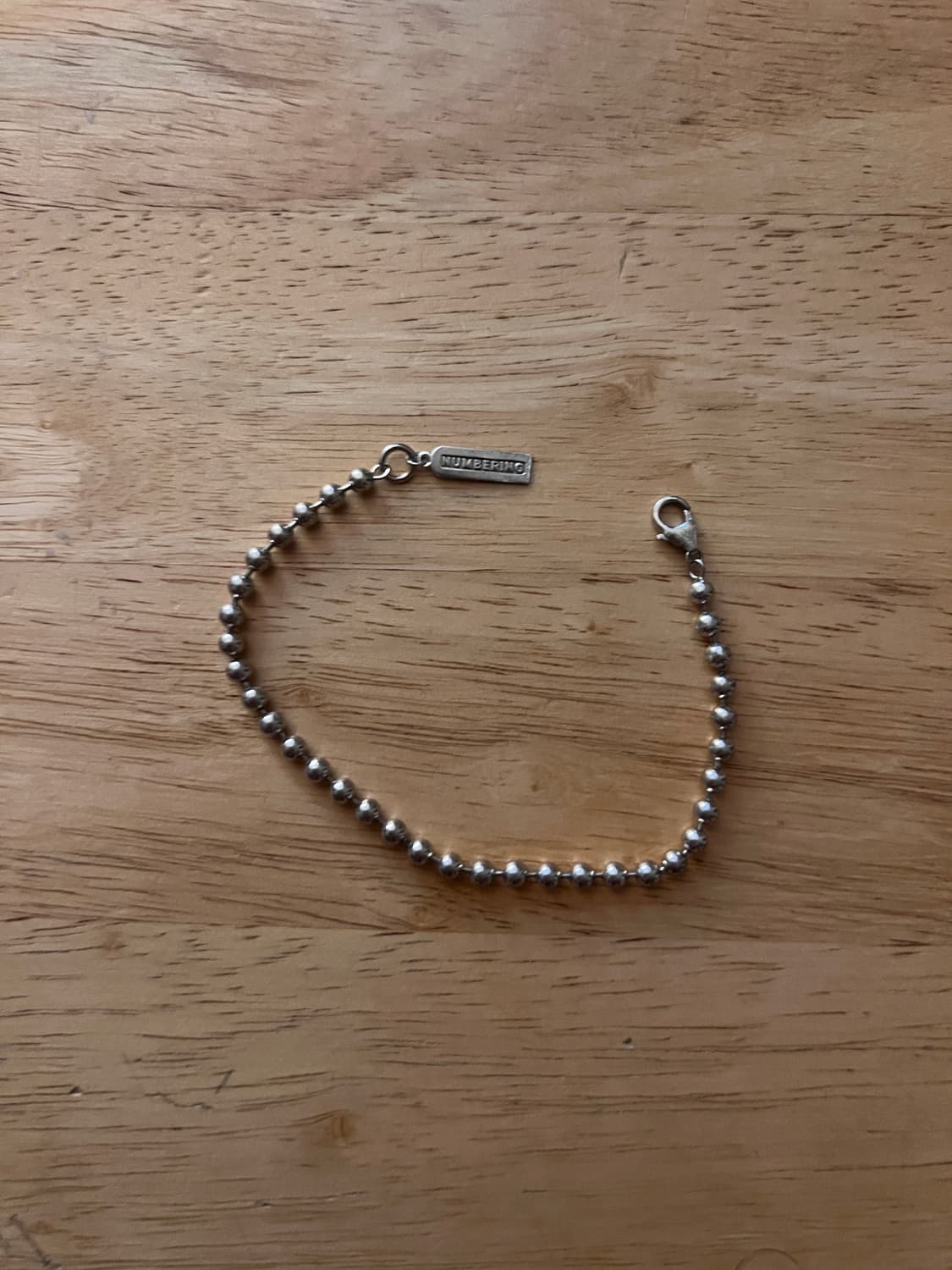 넘버링 볼 체인 팔찌 상품이미지5