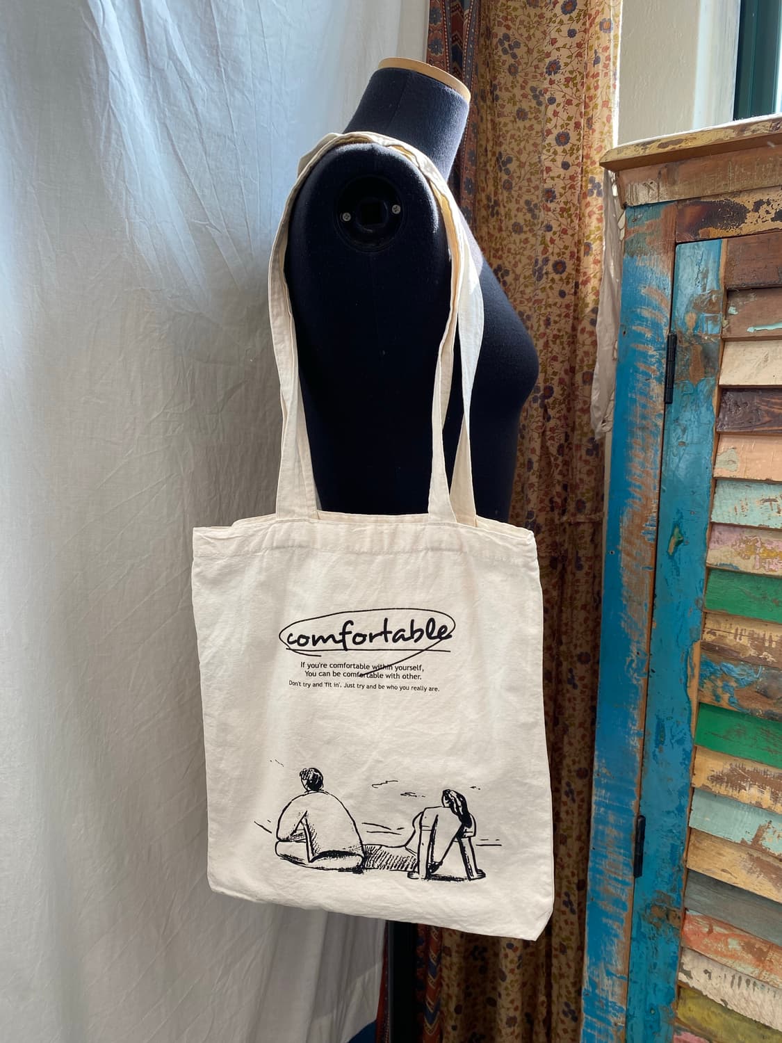 일러스트 에코백 상품이미지2