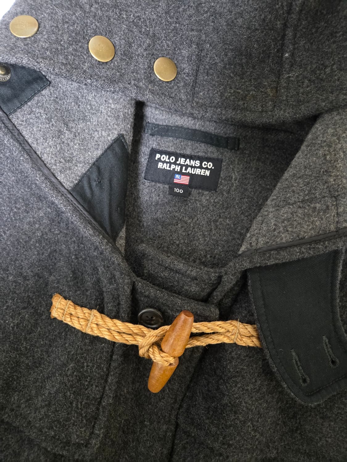 폴로 차콜 떡볶이코트 상품이미지2