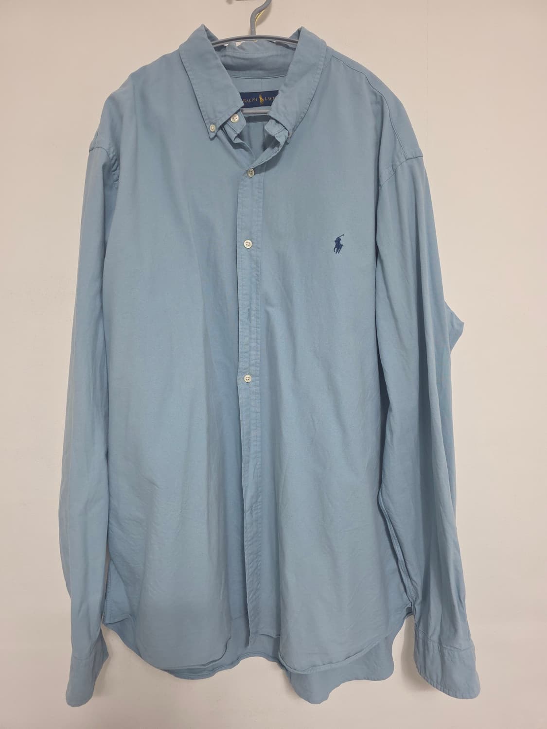 폴로 랄프로렌 연하늘 셔츠 XXL 오버핏 상품이미지1