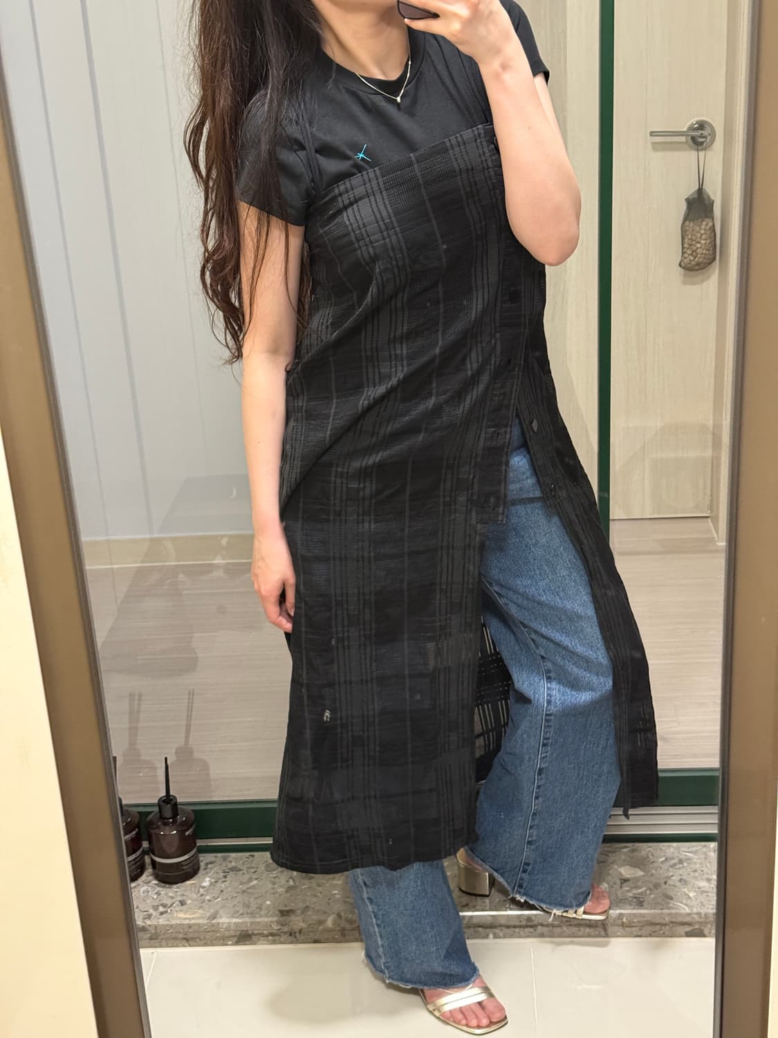 더일마 뷔스티에 레이어드 원피스 상품이미지2