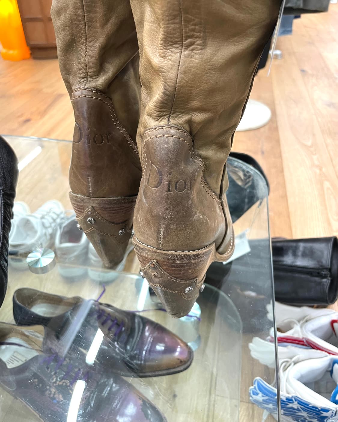 [37] 디올 by 존갈리아노 드레이프 롱 부츠 상품이미지9