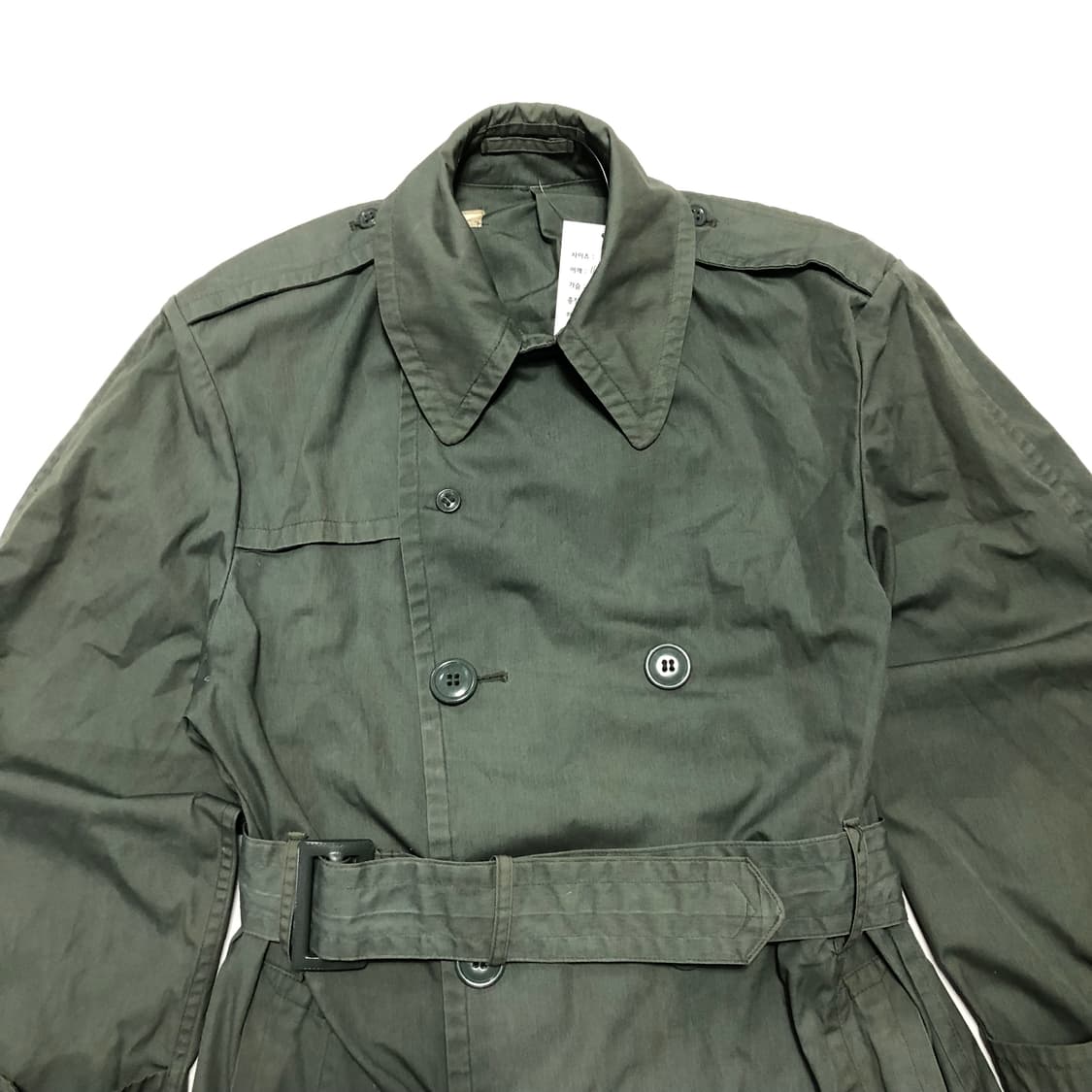 1970s US Army 레인 트렌치 코트  상품이미지5