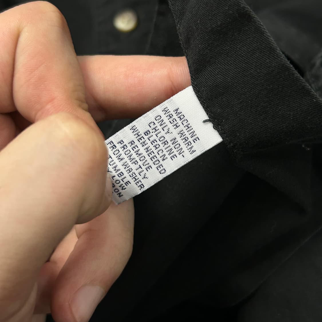 폴로 블레이크 코튼 블랙셔츠(L) 상품이미지3