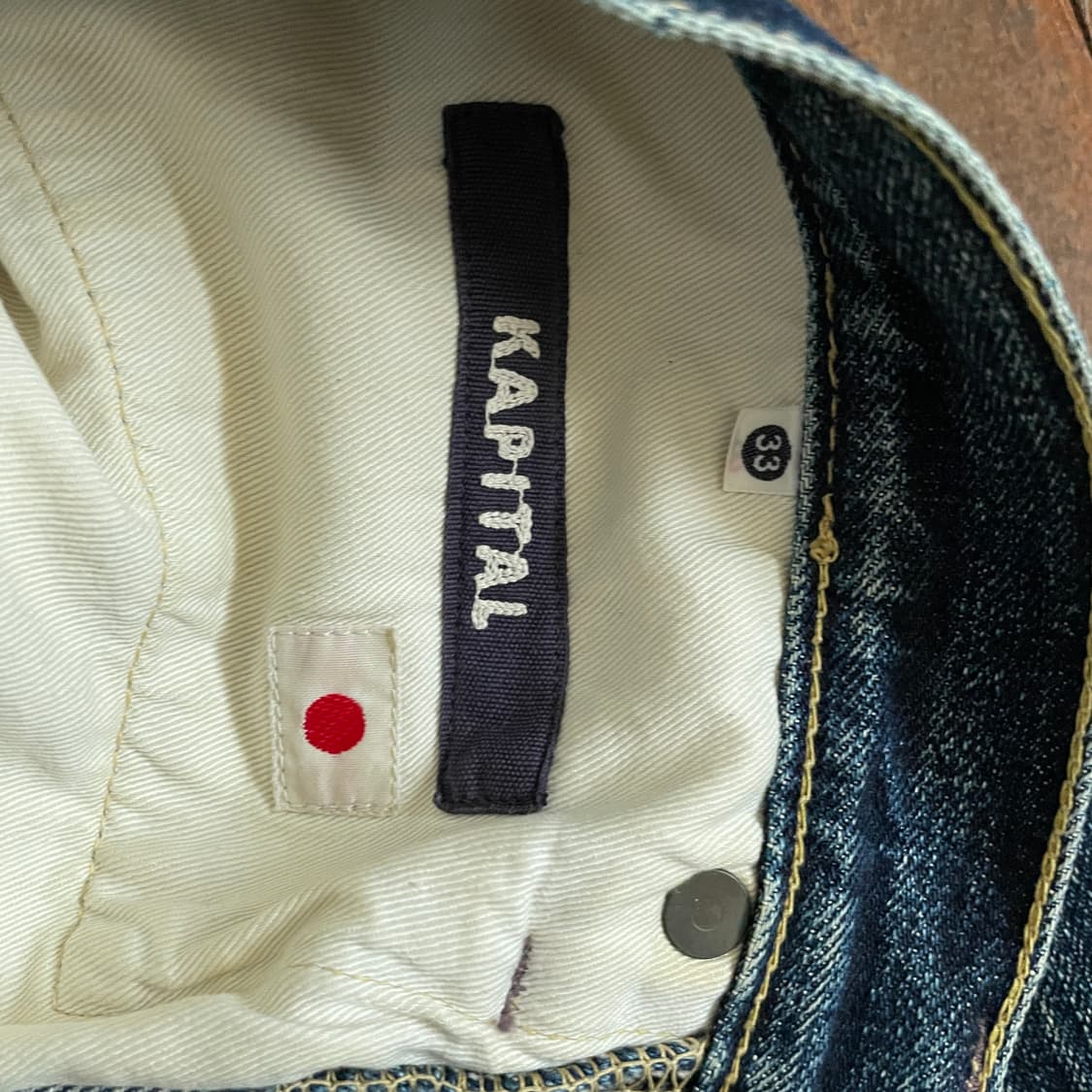 캐피탈 초기형 빈티지 셀비지 청바지 상품이미지5