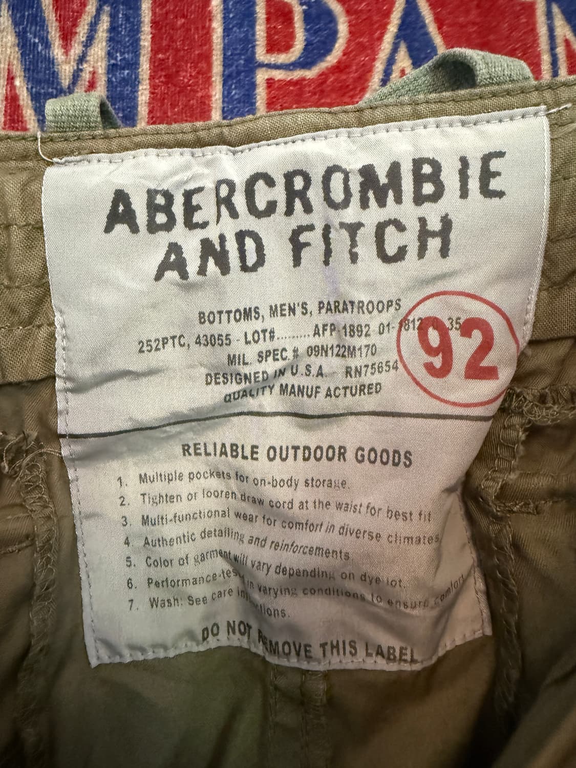 Limited Paratroops(낙하병) MIL-SPEC PANT 34 상품이미지9
