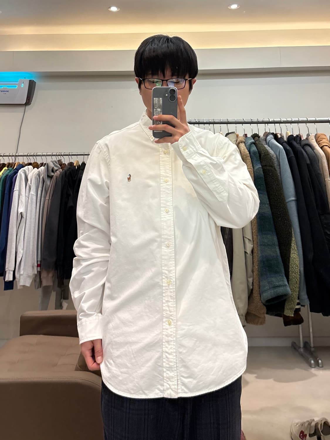 폴로 랄프로렌 아이코닉 옥스포드 셔츠 상품이미지9