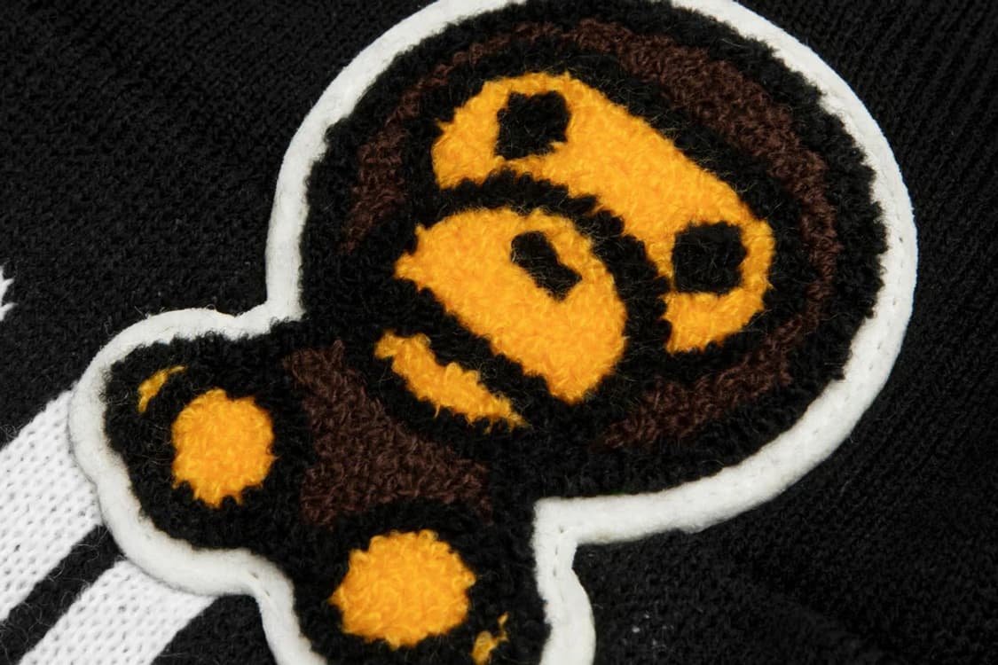 [OS] 베이프 베이비마일로 펠트 비니 블랙 상품이미지4