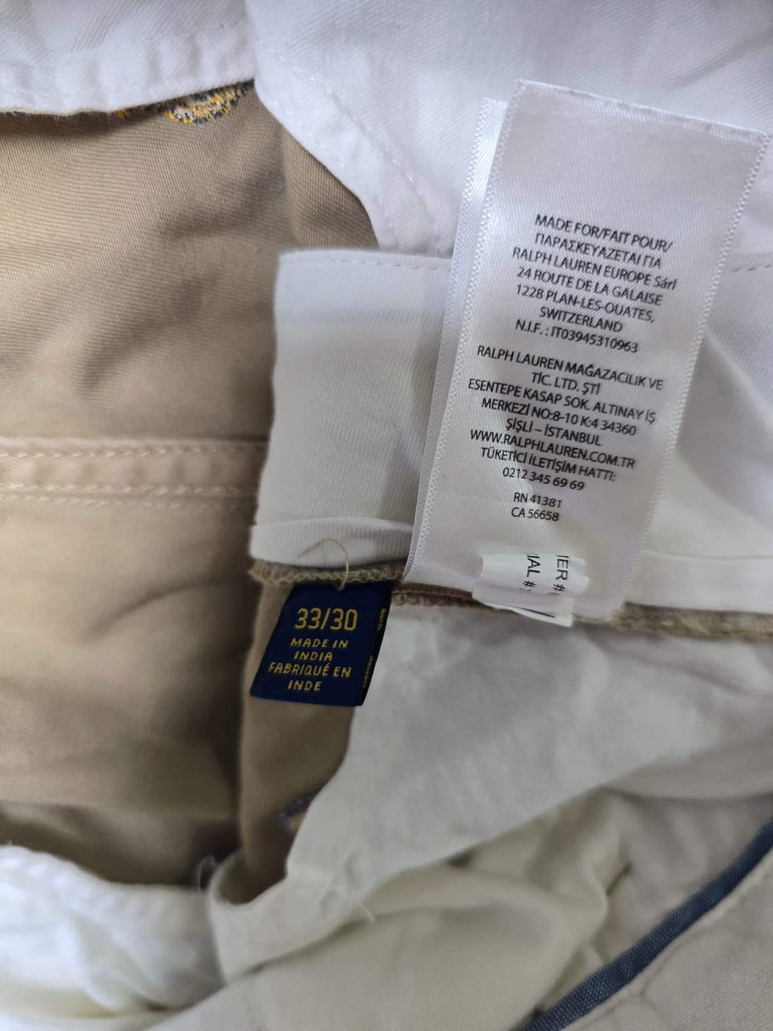 폴로 클래식핏 자수 치노 33사이즈 상품이미지2