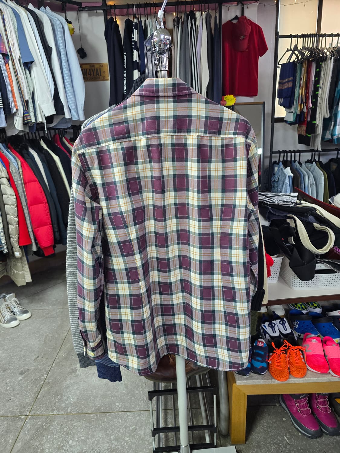 헨리코튼 체크 셔츠 남방 (1371) 상품이미지2