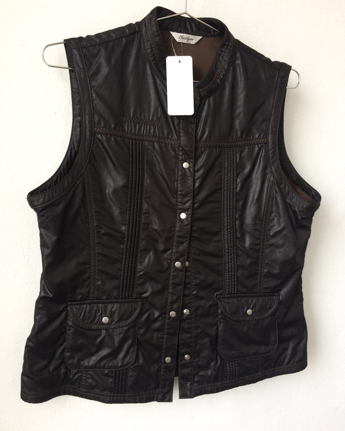 Line detail vest 상품이미지5
