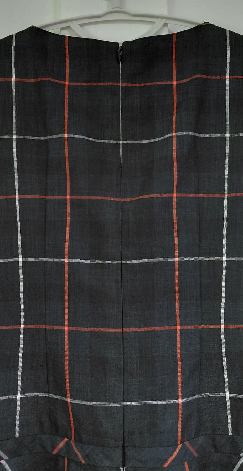 매킨토시 필로소피 이태리 Gipitex 원단 체크 플레어 원피스 (38) 상품이미지8