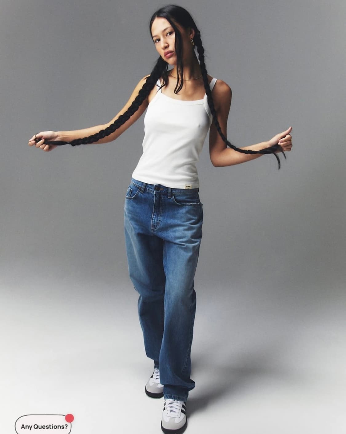 글로니 93 미드라이즈 루즈핏진 상품이미지1