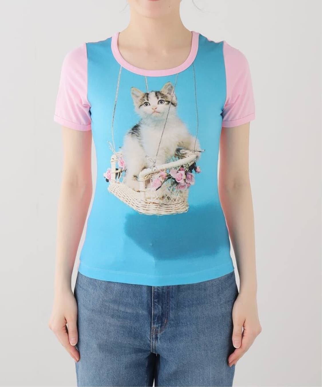 [XS,S]애슐리 윌리엄스 26ss 캣 베이비 티셔츠 상품이미지1