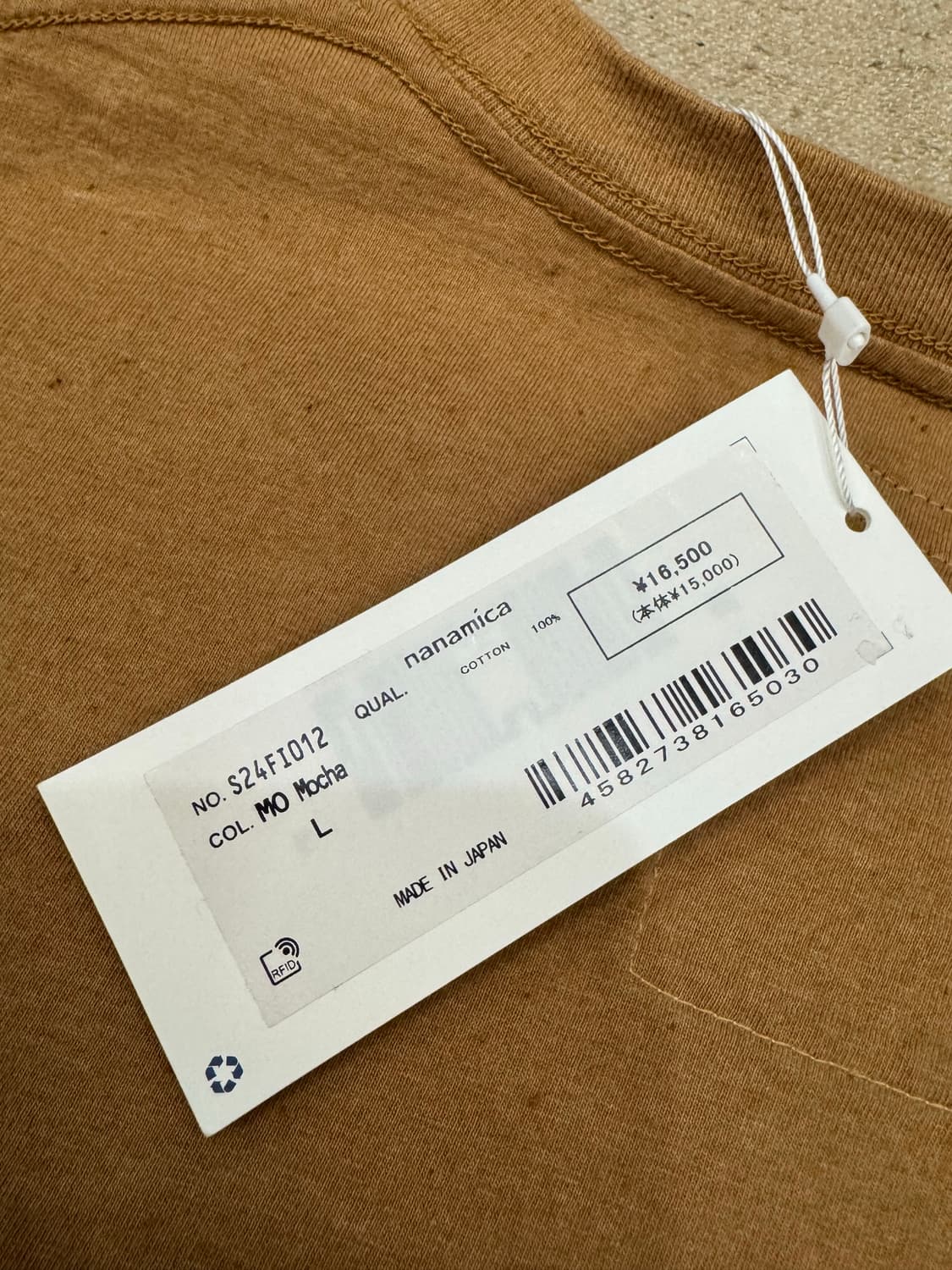 [L][105] 나나미카 포토 프린트 숏 슬리브 티셔츠 모카  상품이미지7