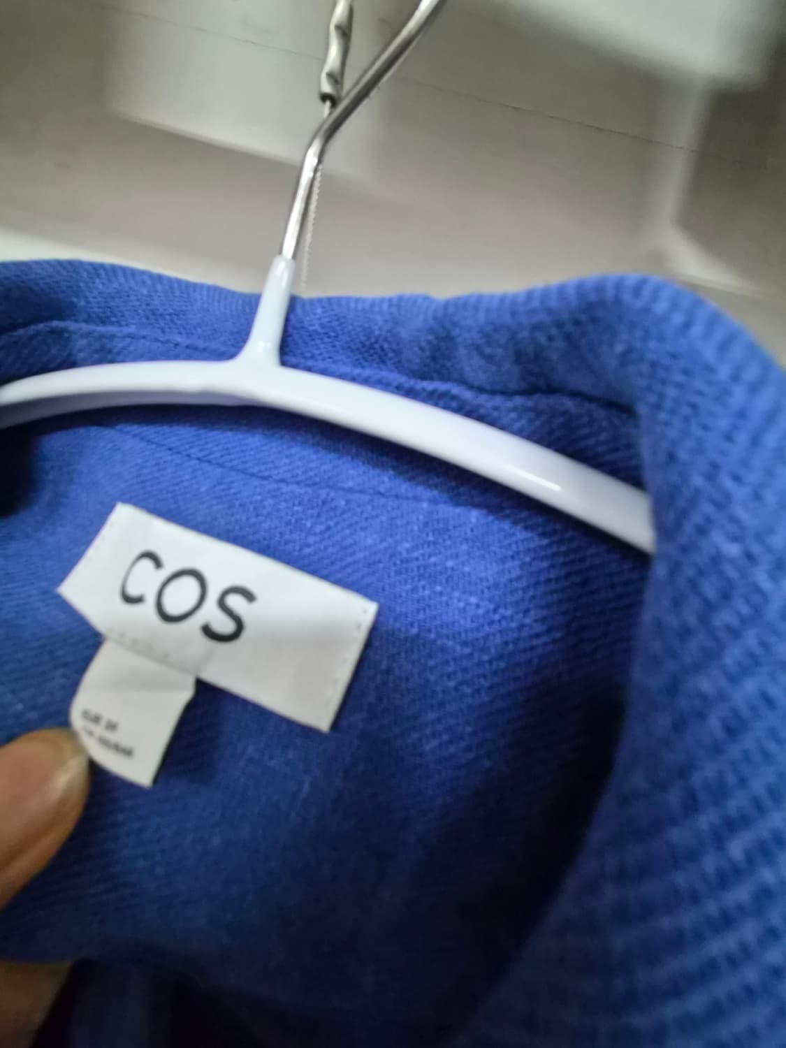 코스 린넨 블루 자켓 상품이미지3