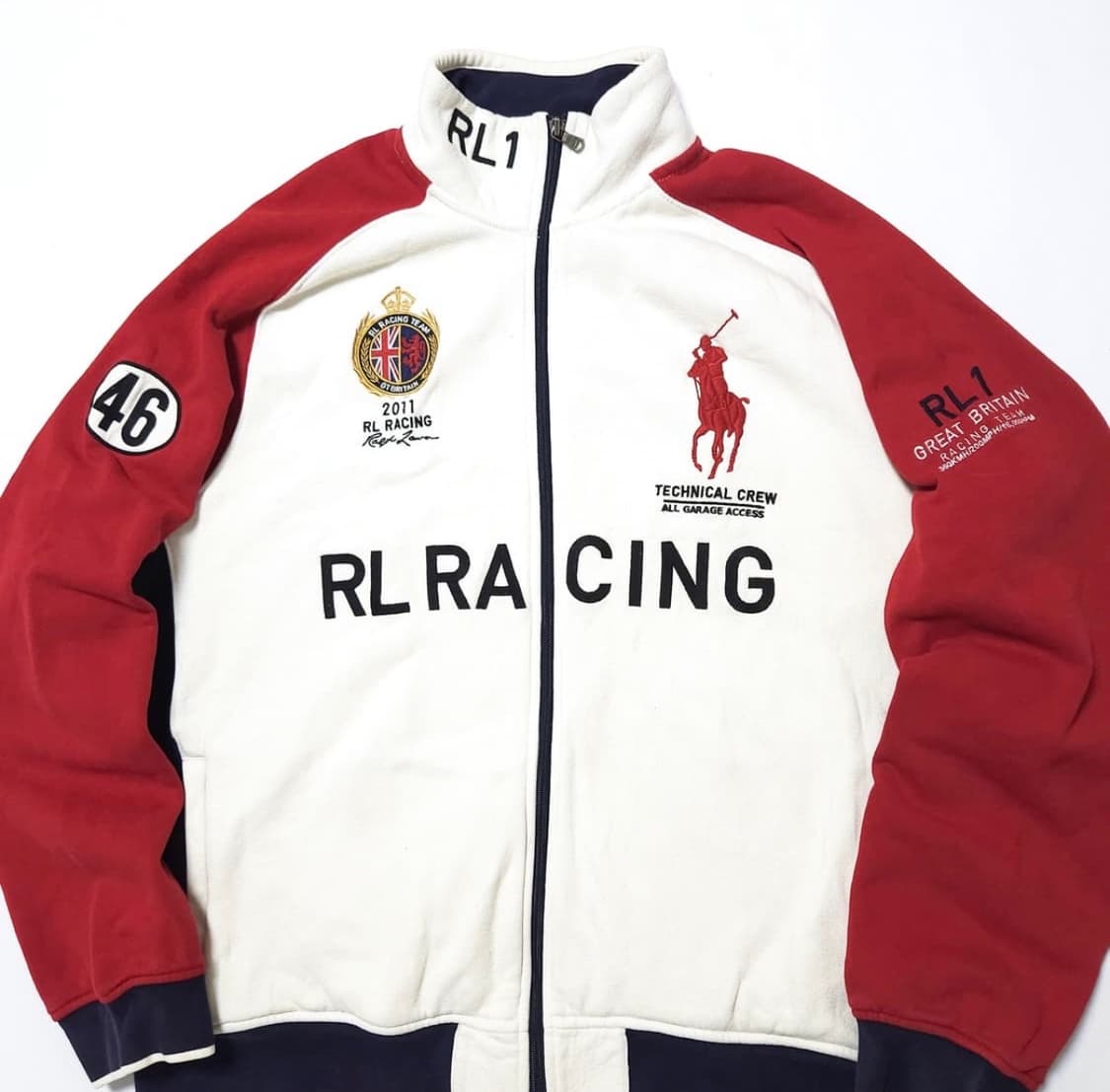 폴로 랄프 로렌 레이싱 트랙 집업 상품이미지4