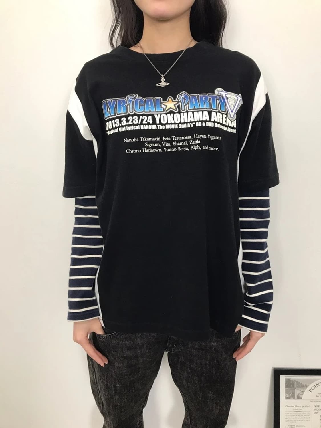 Nanoha Lyrical Party V Tour Tee 상품이미지3