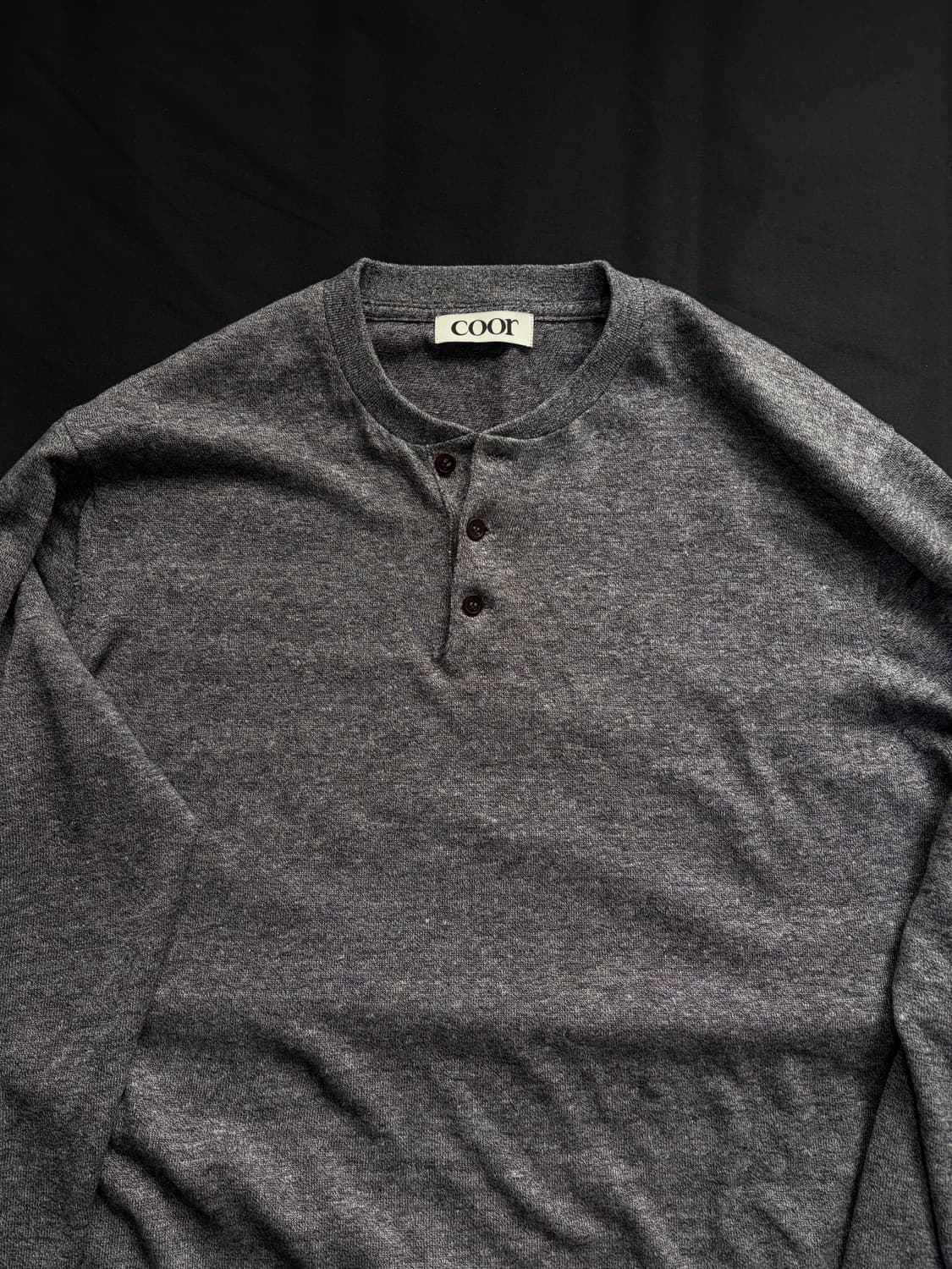 쿠어 헨리넥 롱슬리브 상품이미지5