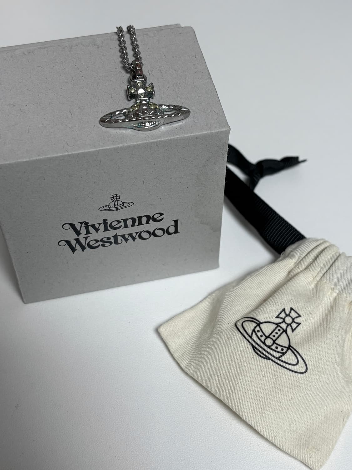 비비안웨스트우드 목걸이 행성 실버 양지뢰 stc 빈티지 진리 히메갸루 상품이미지1