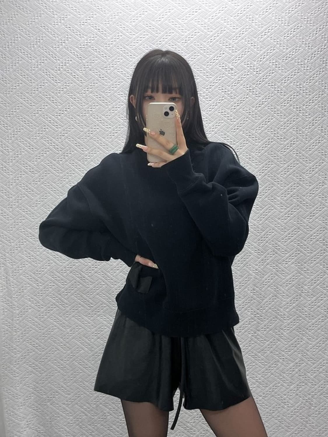 아미 블랙라벨 모던시크 캐주얼 약기모 맨투맨 105 C09911 상품이미지1