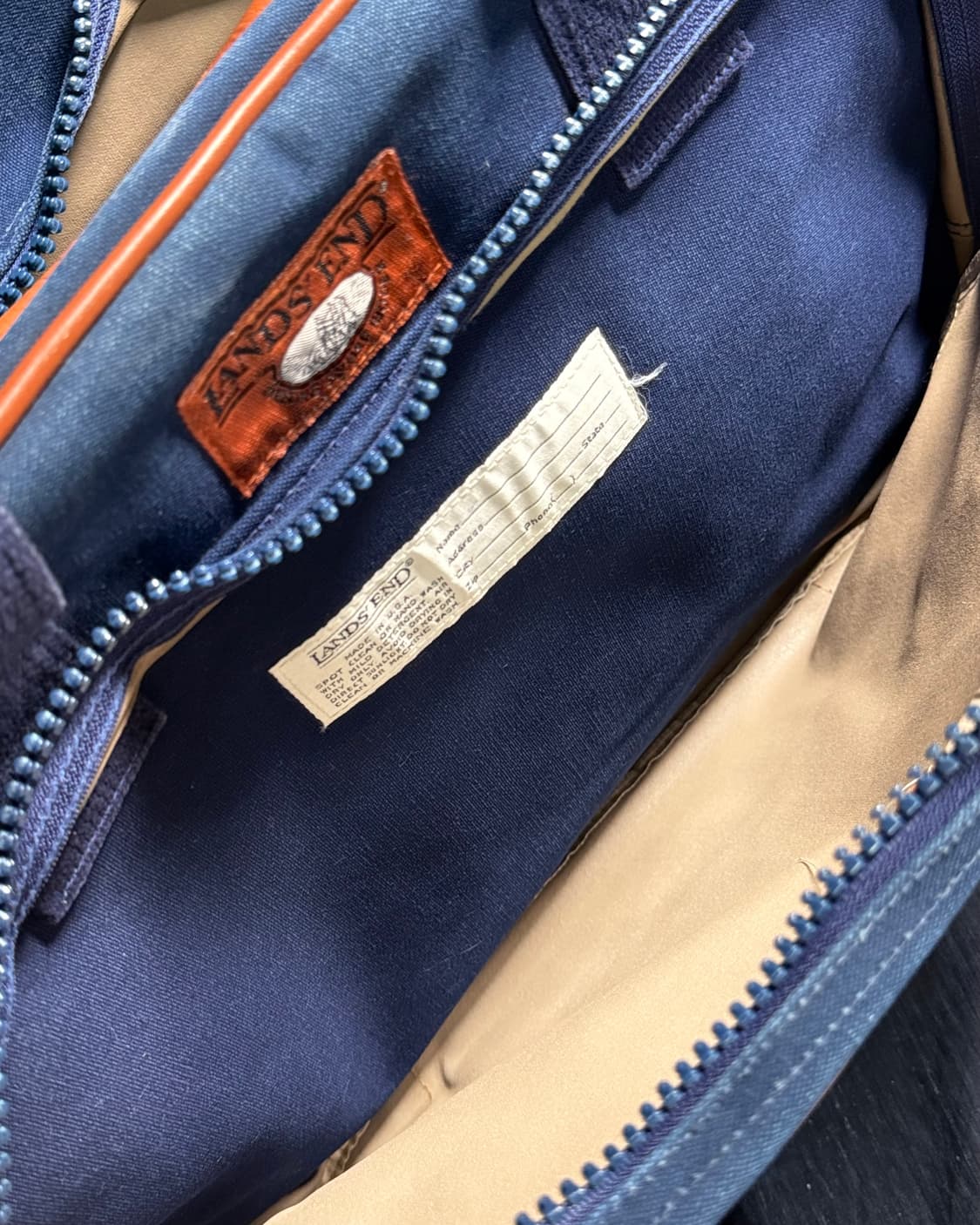 80-90‘s Lands' End 디럭스 스퀘어 리거 트래블백 상품이미지7