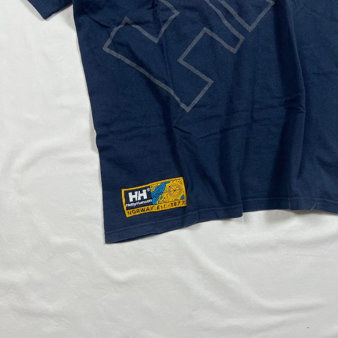 90‘s 헬리한센 helly hansen hh 로고 반팔티 상품이미지4