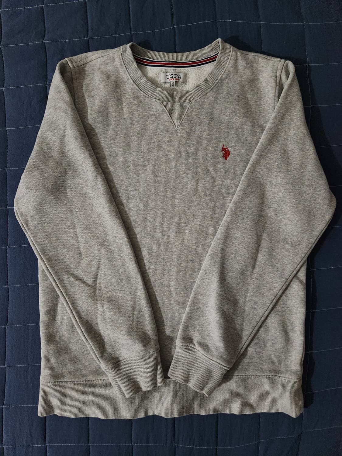 Uspa 폴로 맨투맨 블랙 그레이 네이비 상품이미지2