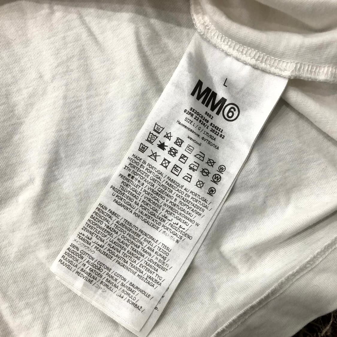 L 메종 마르지엘라 MM6 오버핏 반팔 티셔츠 상품이미지5