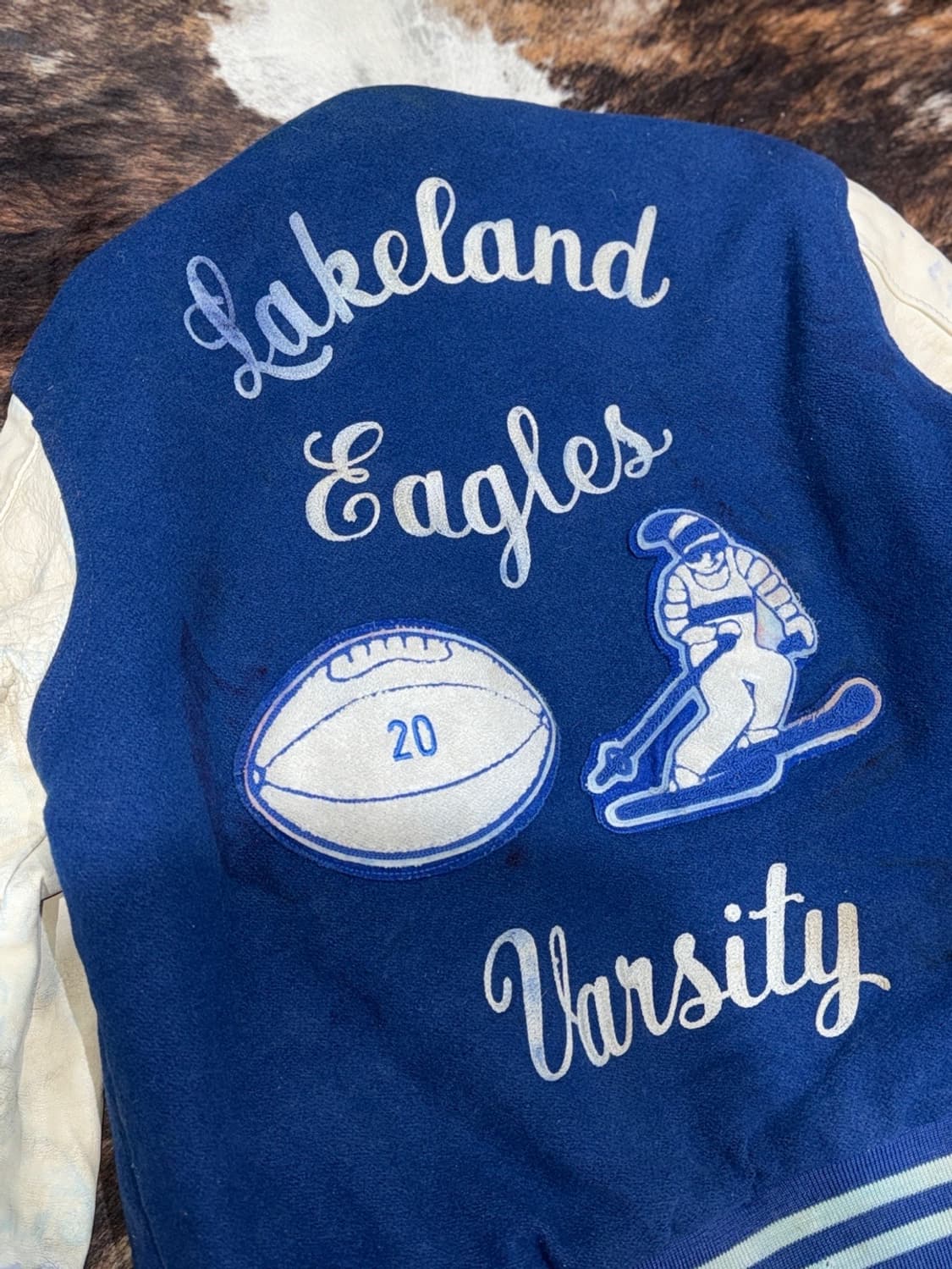 90s usa holloway 바시티 자켓 상품이미지4