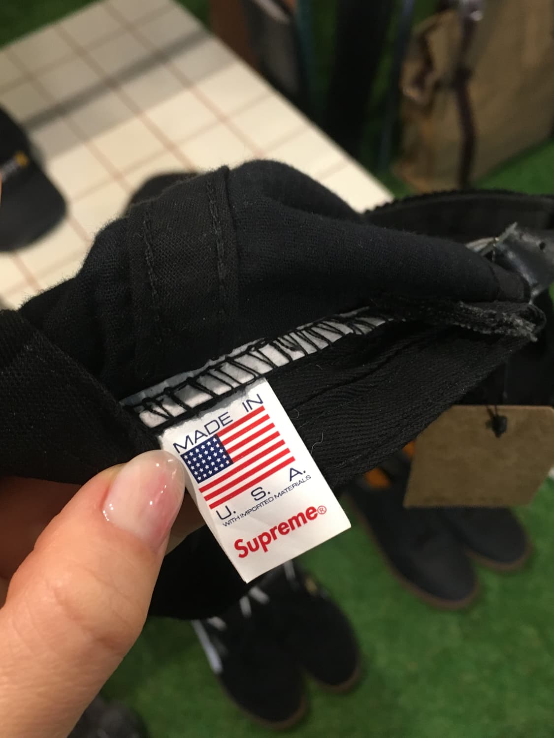 Supreme 슈프림 코듀로이 s코로 캡 블랙 상품이미지8