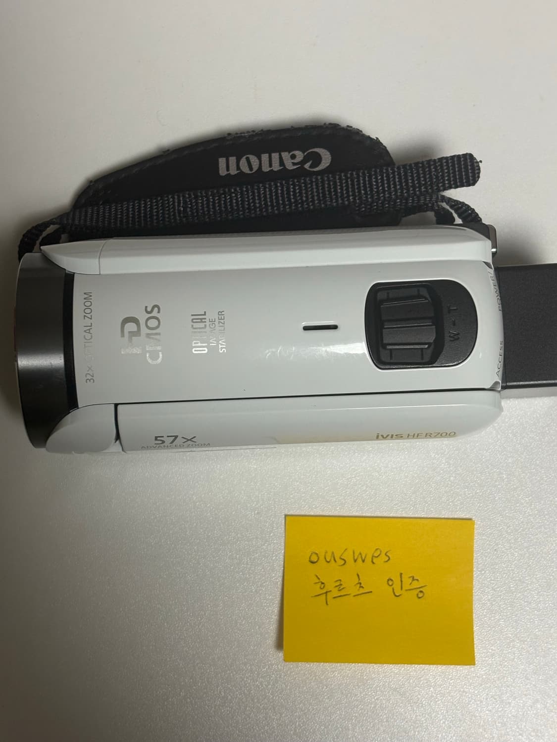 canon hf r700 화이트 상품이미지2