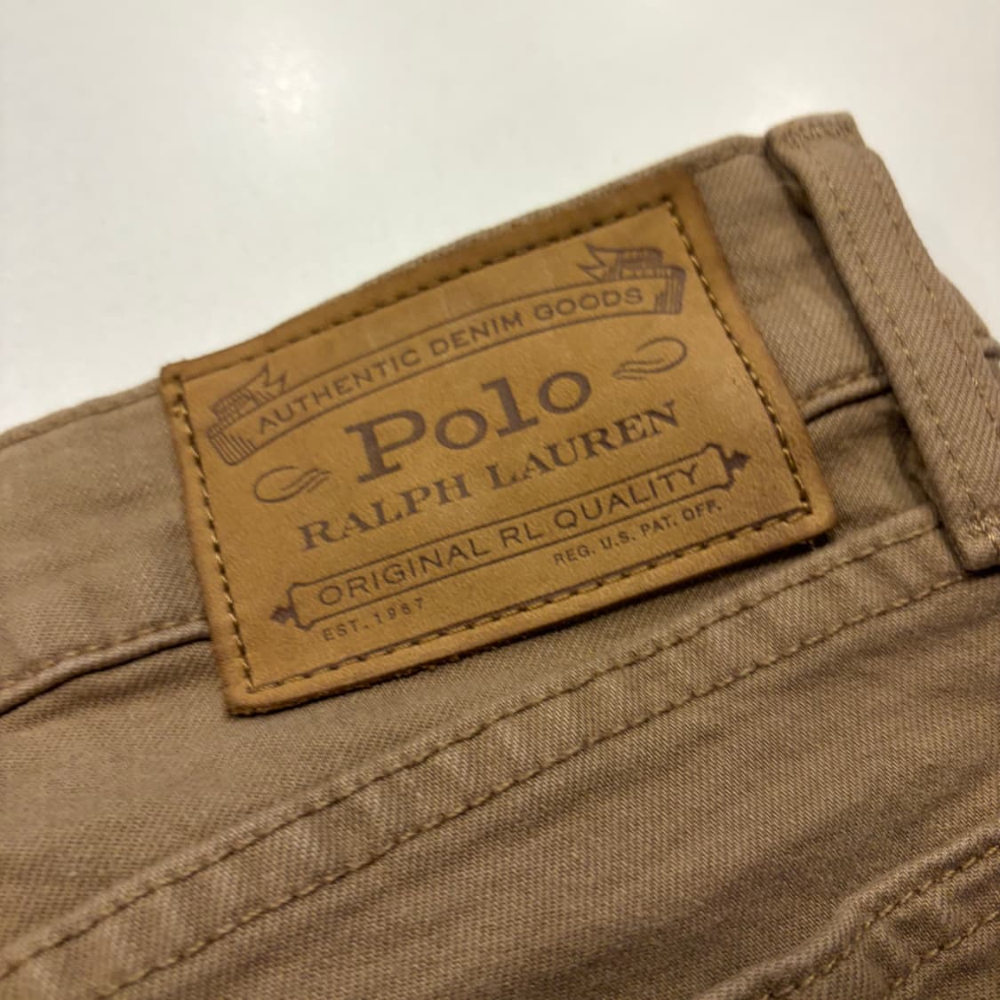 [34x30] 폴로 랄프로렌 베이지 면바지 팬츠 C389 상품이미지4