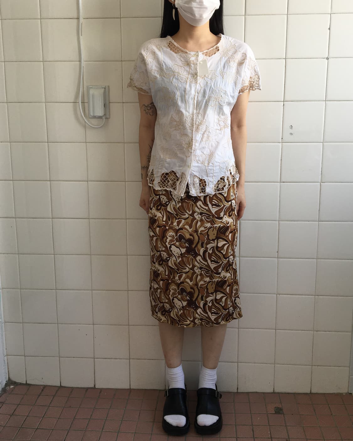 Pattern skirt 상품이미지3
