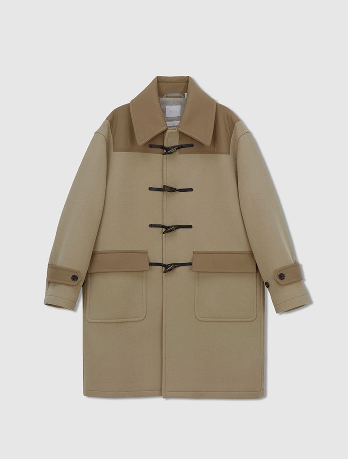 새상품 정가 80만원 노이스 울캐시미어 더플코트, 울캐시미어 떡볶이코트 상품이미지1