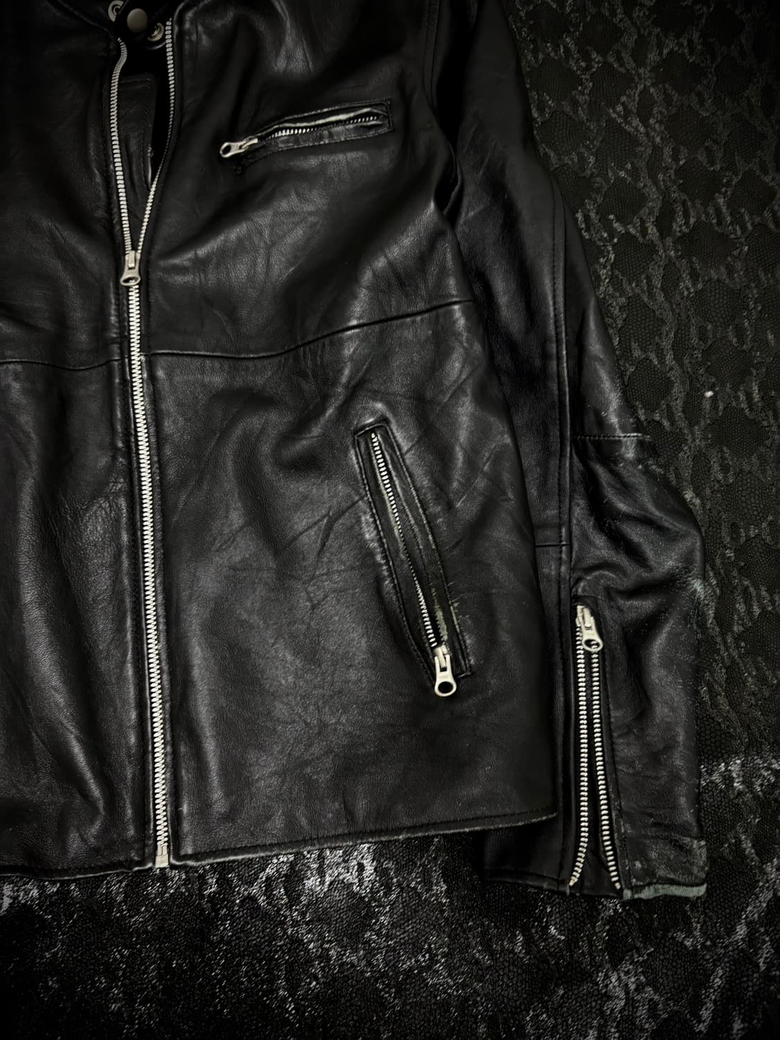 “Vintage” Minimal Chic Mood Black Leathe 상품이미지3