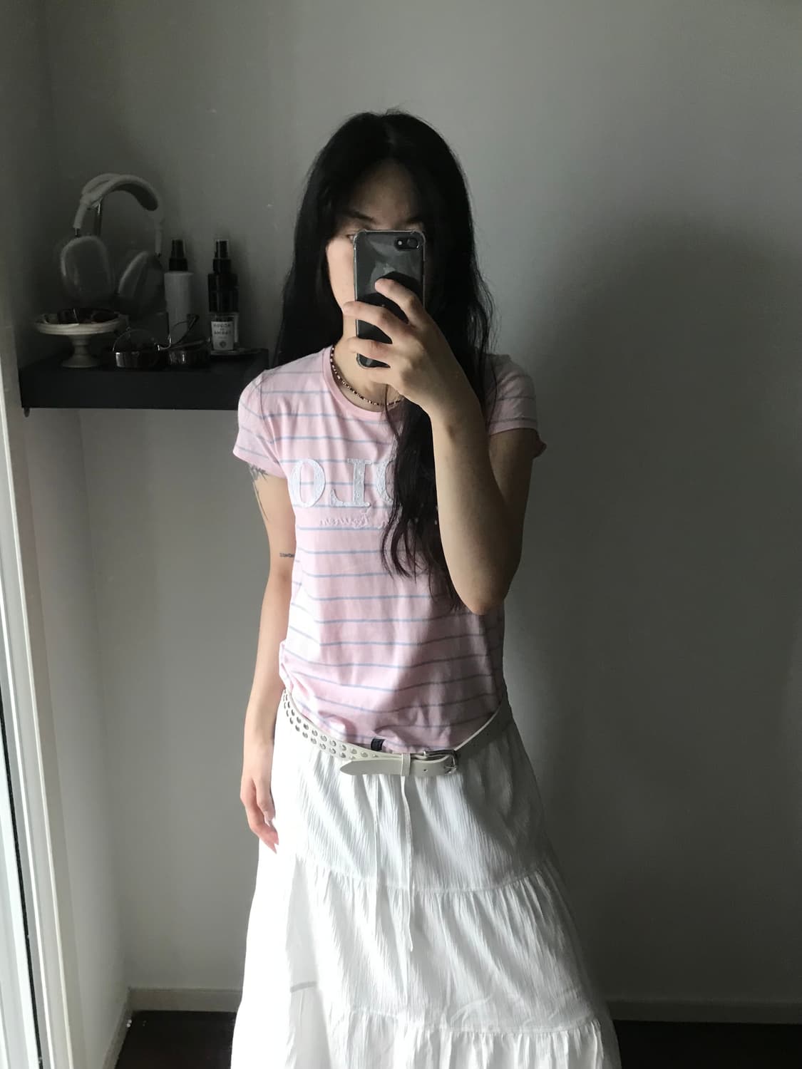폴로 랄프로렌 중앙 스펠아웃 스트라이프 반팔티 상품이미지2