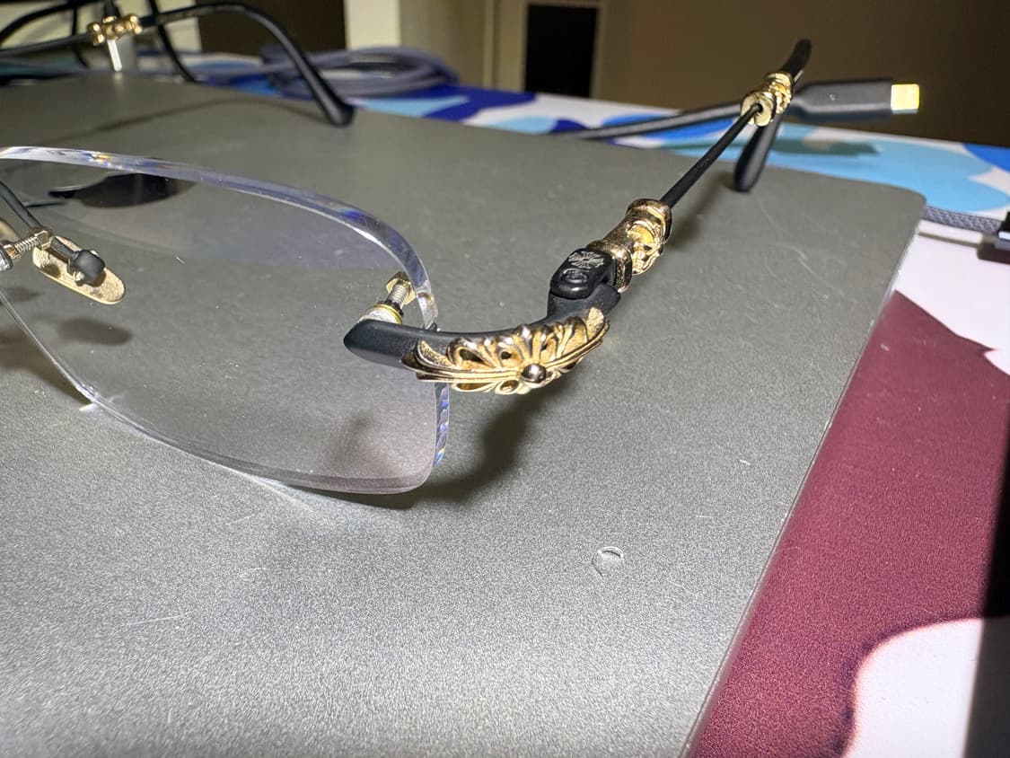 크롬하츠 필스 3 매트블랙 18k도금 금장식 상품이미지3