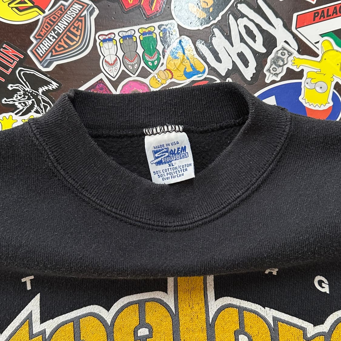 90s USA 살렘 스포츠 스틸러스 빈티지 스웻셔츠 XL 상품이미지6