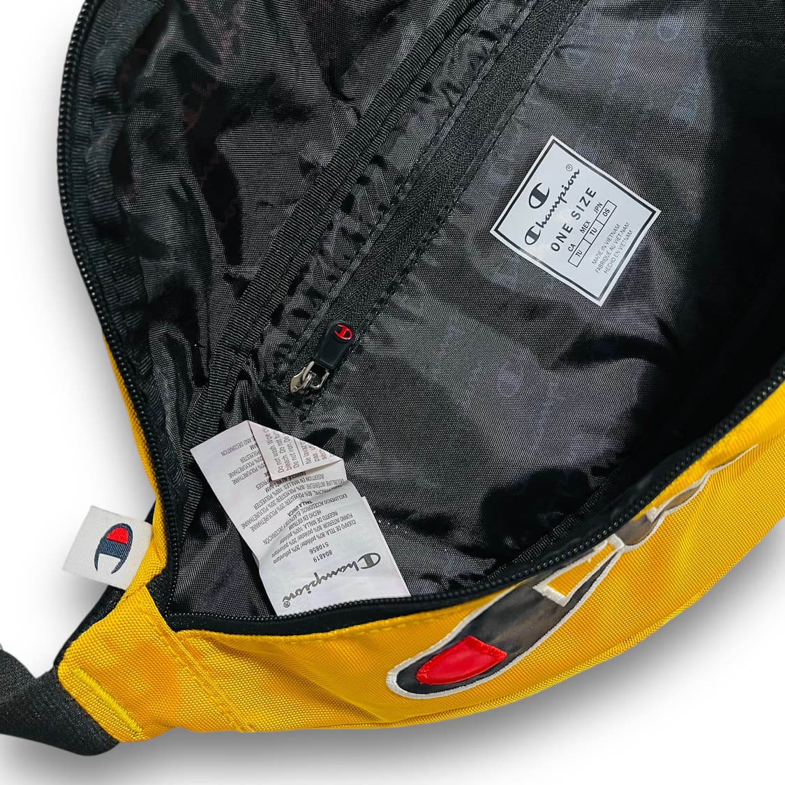 챔피온 로고 옐로우 올드스쿨 슬링백 상품이미지5