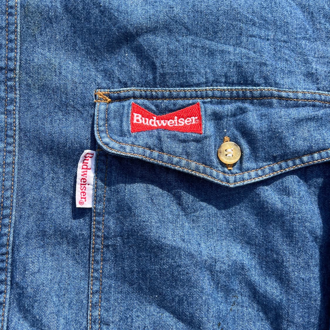 90s 버드와이저 빈티지 데님(실측확인) 상품이미지2