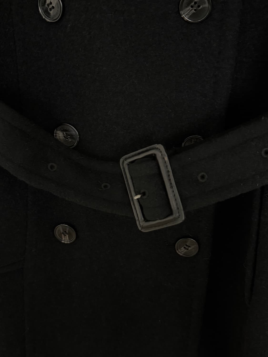 버버리 벨티드 울 캐시미어 코트 상품이미지4