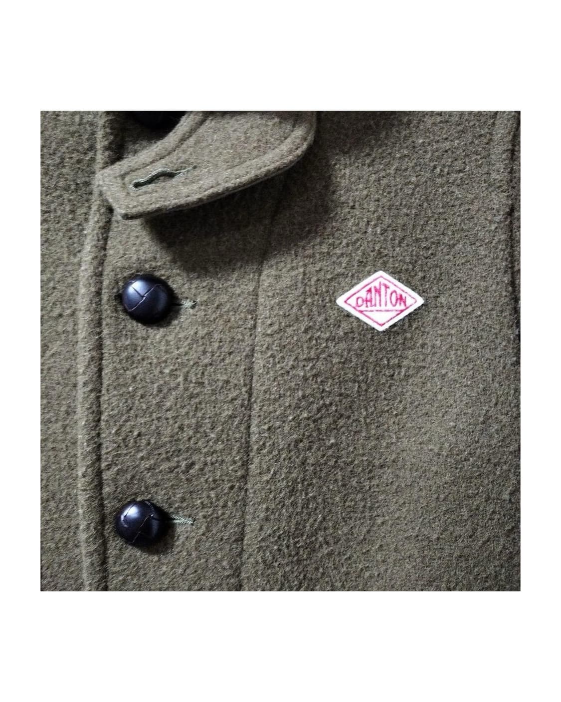 단톤 숄카라 울 자켓 코트 36  상품이미지3