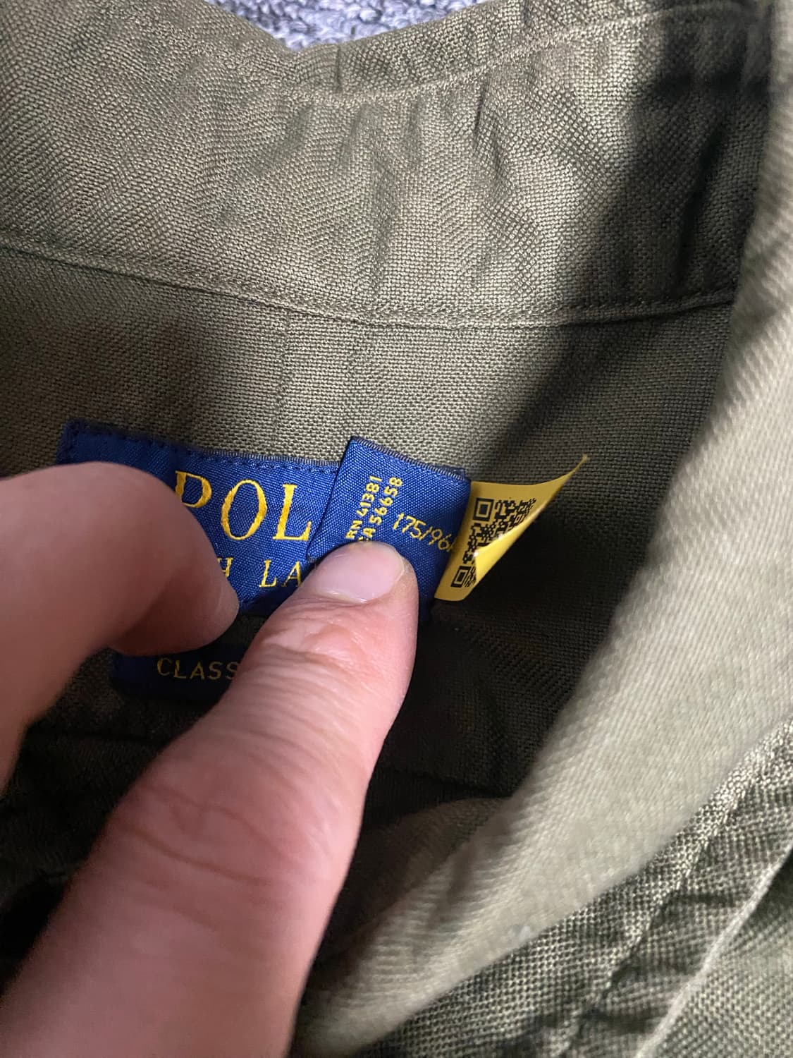 정가239,000원 QR코드 인증 신형 폴로 가먼트다이 셔츠 상품이미지8