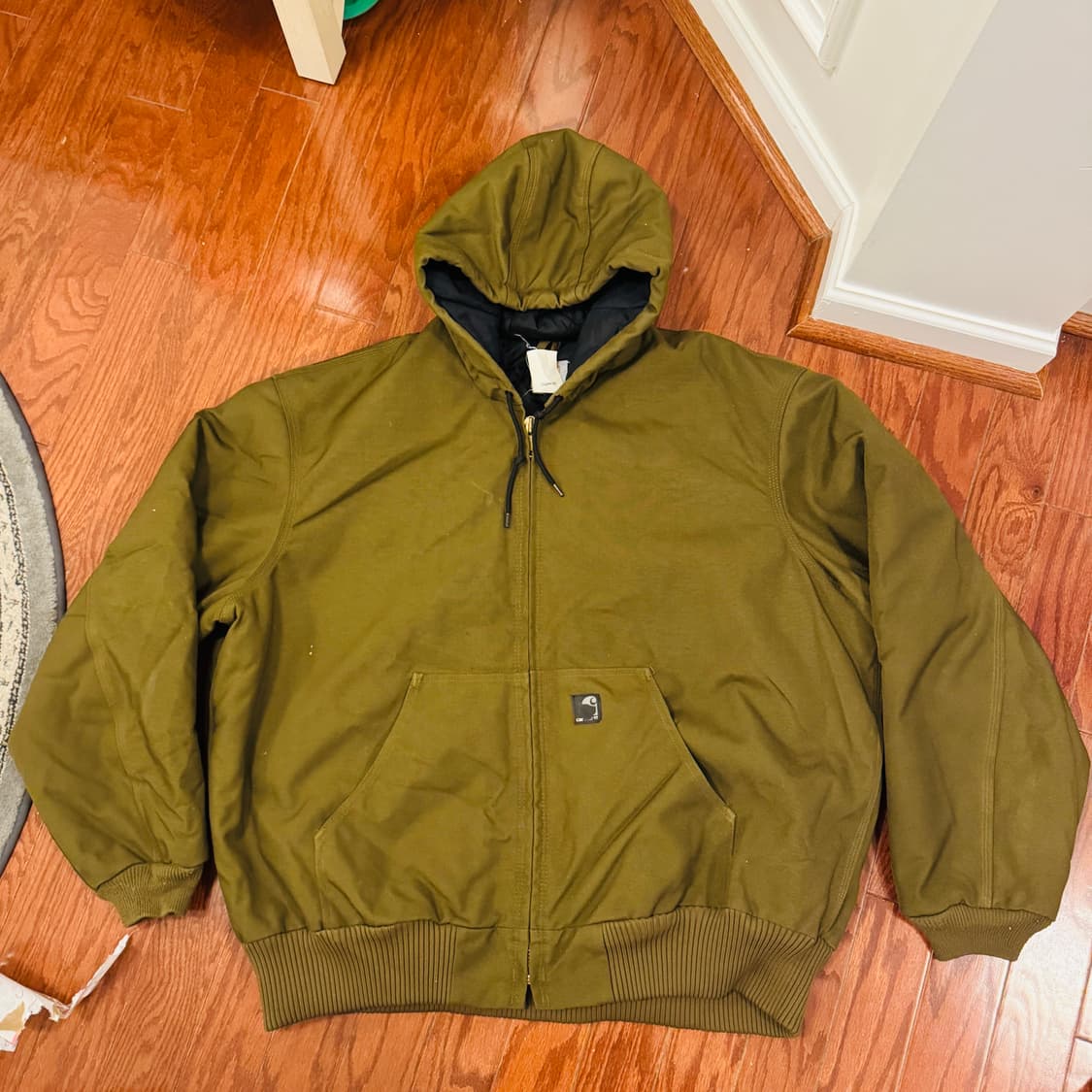 [빅세일] 칼하트 J133 BRK 액티브 자켓 올리브 XL 빈티지 워크자 상품이미지1