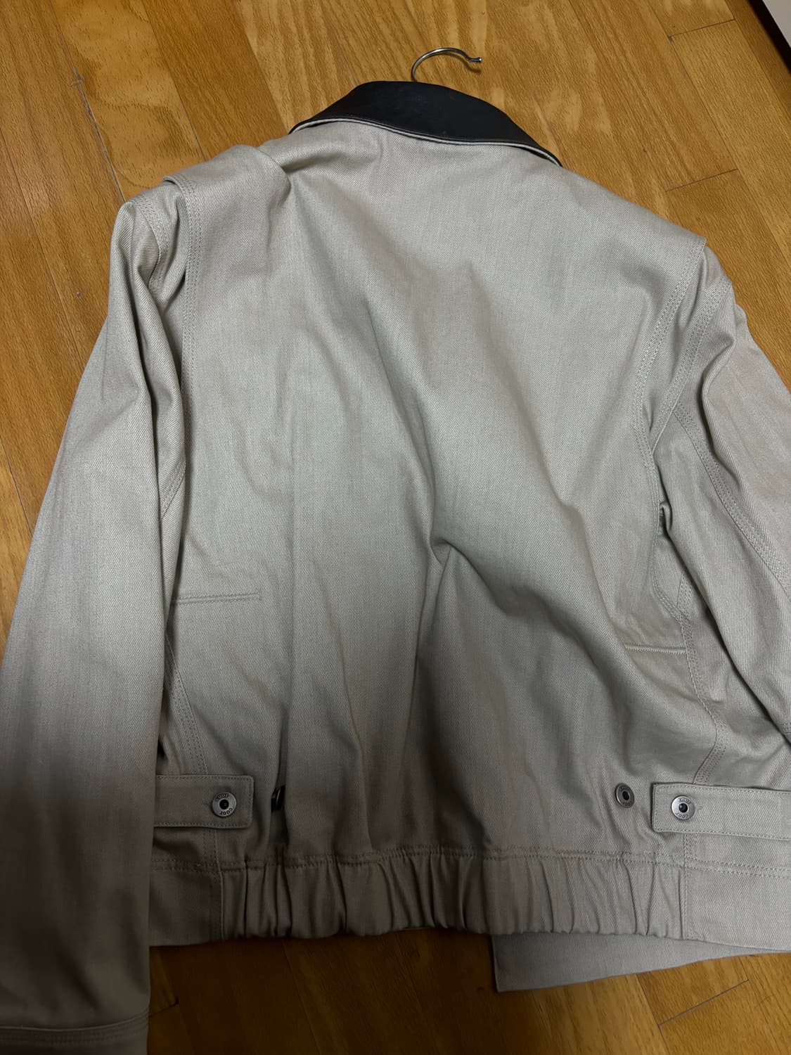 쿠어 레더 패치워크 필드 자켓 샌드 베이지 L사이즈 상품이미지4